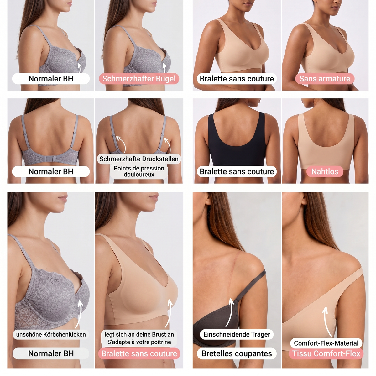 Bralette sans couture seamless